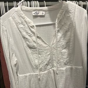 super cute formal white top